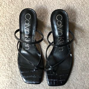 Calvin Klein Becca slip on strappy dress sandal